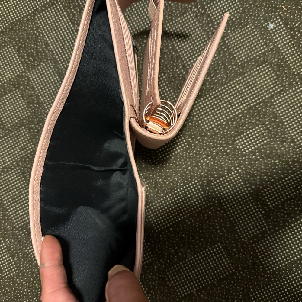 Pink Leather Wallet - Picture 7 of 9